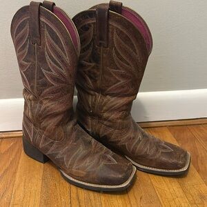 Ariat Women’s Leather Cowboy Boots - Size 9